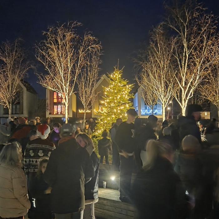 Community coming together to celebrate Christmas